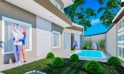 Casa com 3 quartos à venda na Rua Maria Prosdcimo Francesci X R Alicio M Borba, Vila Nova, Araucária