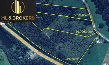 95.000M2/MARGENS ROD SEN LUIZ HENRIQUE/ MARGENS REPRESA SÃO LOURENÇO