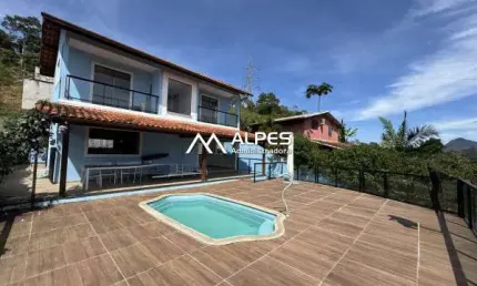 Casa em condomínio fechado com 2 quartos à venda no albuquerque, teresópolis , 150 m2 por r$ 750.000