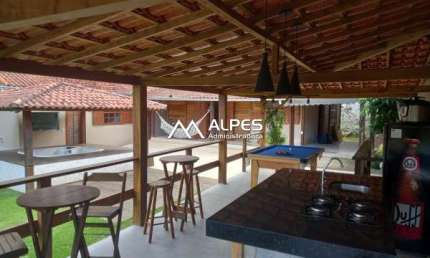 Excelente casa em condomínio linear em Vargem Grande, mobiliada, com muito verde, vista livre, com 2 casas no mesmo quintal.