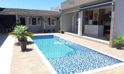 Casa com piscina e 3 dormitórios à venda, 182 m² por R$ 790.000 - Cohapar - Guaratuba/PR