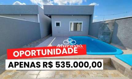 Casa com 3 dormitórios à venda, 97 m² por R$ 535.000,00 - Eliana - Guaratuba/PR