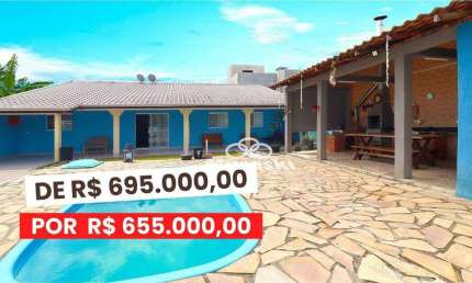 Casa com 2 dormitórios à venda, 152 m² por R$ 695.000,00 - Brejatuba - Guaratuba/PR