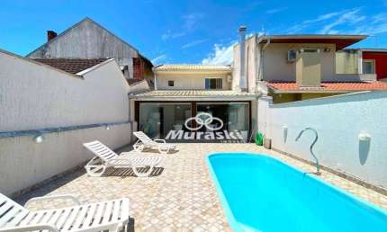 Sobrado com piscina, 3 dormitórios para alugar por R$ 3.691/mês - Eliana - Guaratuba/PR