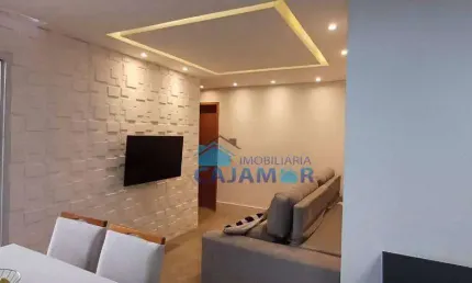 Apartamento com 2 dormitórios para alugar, 53 m² por r$ 2.500/mês - altos de jordanésia jordanésia - cajamar/sp