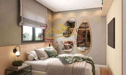 Apartamento à venda em Curitiba, Cajuru, com 2 quartos com suíte, 59,59m²