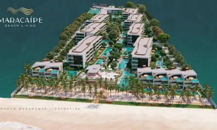 Apartamento com 3 quartos à venda na Estrada Maracaípe, Maracaipe, Ipojuca