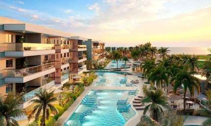 Flat com 2 quartos à venda na Beach Class Porto Das Dunas, Av. Litorânea, Centro, Aquiraz