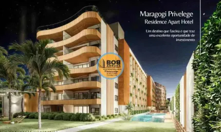 Flat com 1 quarto à venda na Av Beira Mar, Peroba, Maragogi