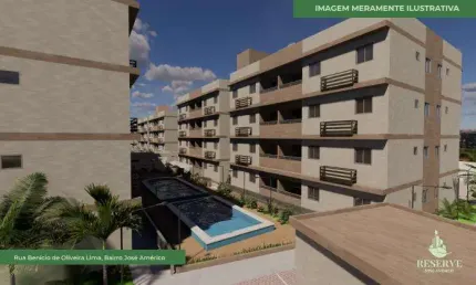 Apartamento com 2 quartos para alugar na Rua Comerciante Agamenon Holanda de Moura, Cidade dos Colibris, João Pessoa