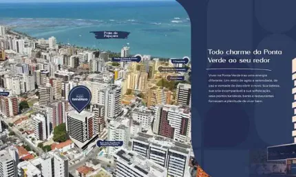 Apartamento com 2 quartos à venda na Rua João Gualberto Pereira do Carmo, Ponta Verde, Maceió