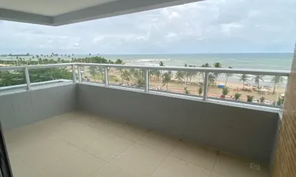 2 Quartos, frente mar, nascente, 2 vagas de garagem