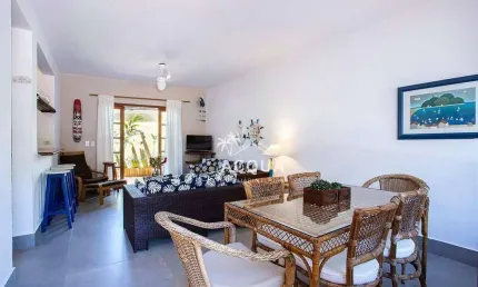 Casa com 3 dormitórios para alugar, 110 m² por r$ 2.800,00/dia - juquehy - são sebastião/sp