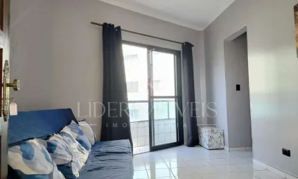 Apartamento 1 dormitório para Venda em Praia Grande, Caiçara, 1 dormitório, 1 banheiro, 1 vaga
