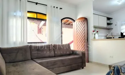 Casa 1 dormitório para venda em praia grande, real, 1 dormitório, 1 banheiro, 2 vagas