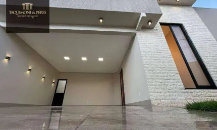 Casa com 3 dormitórios à venda, 122 m², de área construída, por R$ 680.000 - Residencial Paris - Anápolis/GO
