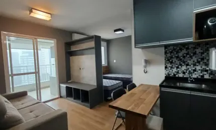 Agradável apartamento tipo para venda em campo belo com 1 quarto, sendo 1 suíte, 37m²
