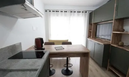 Espetacular studio para venda e locação em indianópolis com 1 quarto, sendo 1 suíte, 32m²