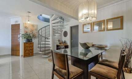 Versátil cobertura para venda com 3 quartos, sendo 1 suíte, 210m²
