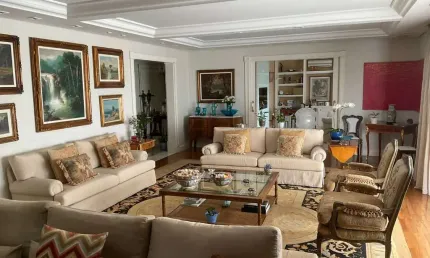 Elegante apartamento tipo para venda em Chácara Flora com 3 quartos, sendo 3 suítes, 329m²
