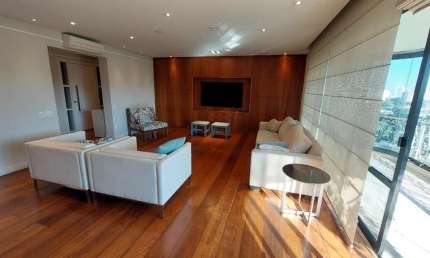 Confortável apartamento tipo para venda e locação em Chácara Flora com 4 quartos, sendo 4 suítes, 296m²