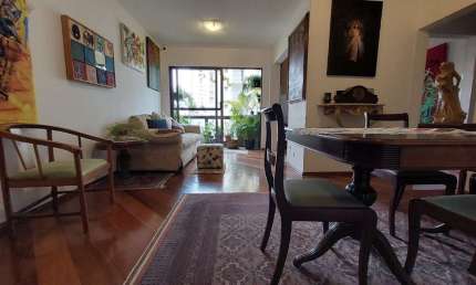 Funcional apartamento tipo para locação em Indianópolis com 2 quartos, sendo 1 suíte, 100m²