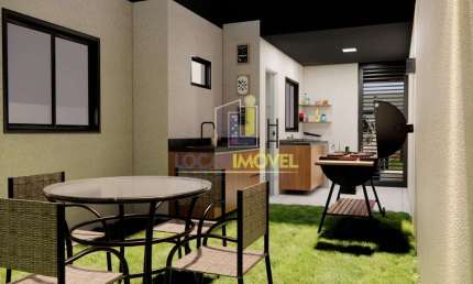 Casa nova, moderna no Bairro Boa Vista, com 3 quartos 1 suite, sala com pé direito duplo, banheira