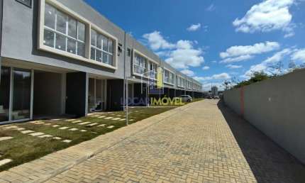 Casa duplex de 3 quartos sendo 1 suíte nova em conceito aberto em condomínio fechado  em ótima loca