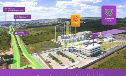 Lançamento no Candeias, apartamento de 2 quartos em condomínio fechado na Olívia Flores com entrada