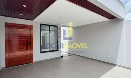 Excentente casa moderna nova podendo financiar, 3 quartos sendo 1 suíte, área gourmet, garagem para