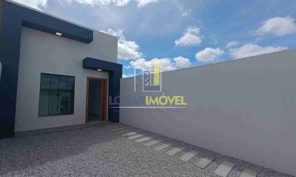 Linda casa nova  de 3 quartos sendo 1 suíte, garagem para 2 carros, acabamento de primeira à Venda,