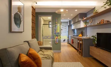 Apartamento novo todo mobiliado de 3 quartos 1 suíte e vaga para 2 carros em Condomínio fechado com