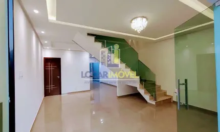 Casa duplex nova pronto para morar de 3 quartos sendo 2 suítes com varandas, 2 salas, 2 vagas de ga