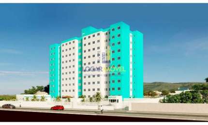 Apartamento 9º andar de 2 quartos 1 suíte, com elevadores em condomínio com  lazer completo, Alto M
