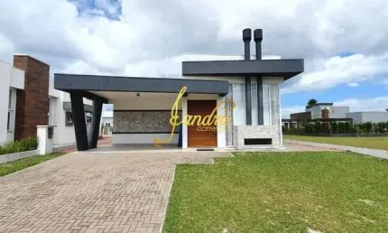Casa térrea  em condomínio fechado mobiliada e decorada 160m2