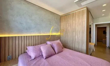 Apartamento de 2 dormitório mobiliado e decorado, com box duplo e infra