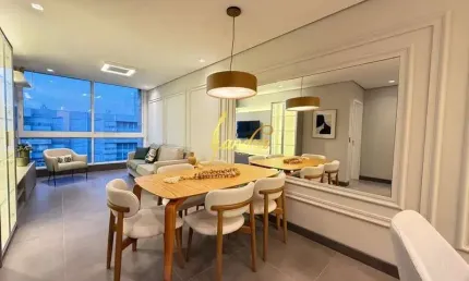 Apartamento de 2 dormitório mobiliado e decorado, com box duplo e infra