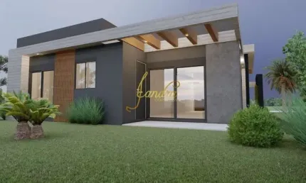 Casa térrea nova  com 04 suites condominio fechado com mobília fixa