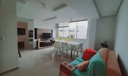 Ótimo apartmamento com 3 dorm um sendo suite, mobiliado beira mar