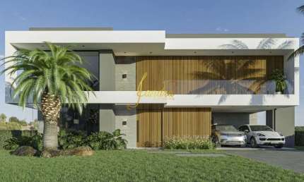 Sobrado beira lago,  mobiliado e decorado com 05 suítes sacada/piscina