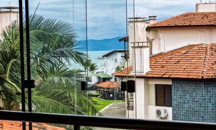 Apartamento vista mar com 1 quarto/dormitório no bairro Ponta das Canas, em Florianópolis- SC