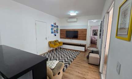 Lindo apartamento locação mobiliado 2 dormitórios 1 vaga Alphaville