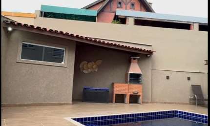 Linda casa semi mobiliada 3 dormitórios Alphaville/tambore