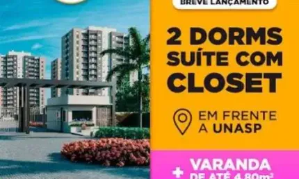 **Apartamento dos sonhos com suíte e vaga em Hortolândia**