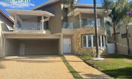 Casa com 4 dormitórios, 363 m² - venda por R$ 3.600.000,00 ou aluguel por R$ 21.800,00/mês - Condomínio Reserva Colonial - Valinhos/SP