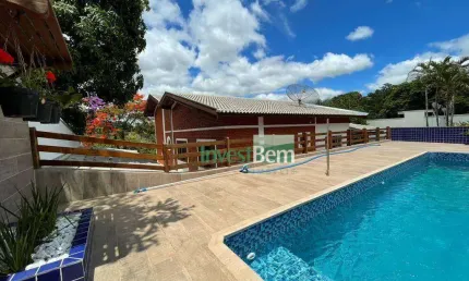 Chácara com 3 dormitórios sendo 2 suites à venda, 2000 m² por r$ 1.600.000 - country  club - valinhos/sp