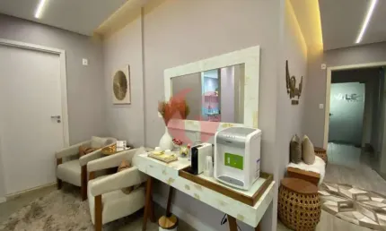Sala comercial mobiliada em condomínio para venda de 52m² - Jardim Aquarius