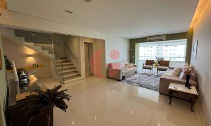 Cobertura mobiliada para venda 4 suítes e 3 vagas - 316m² - Jardim Aquarius