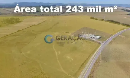 Área industrial para venda com 242.847,00m² em Caçapava