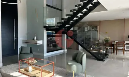 Casa ampla e moderna com 4 quartos e 2 suítes - 317m² com vista permanente no Recanto Santa Barbara | Jambeiro - SP